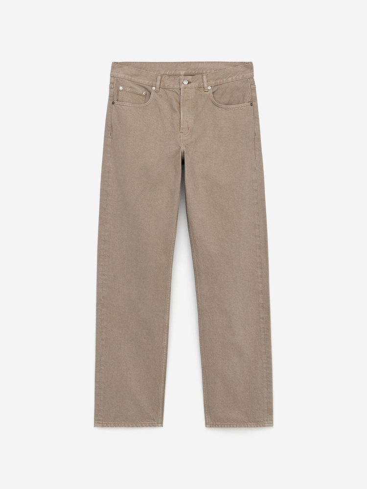 ARKET Ecru straight jeans