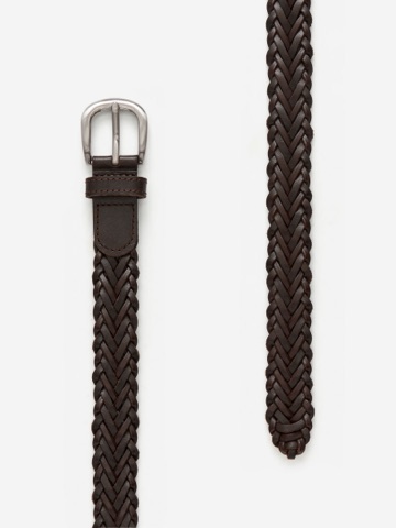 ARKET Braided Leather Belt