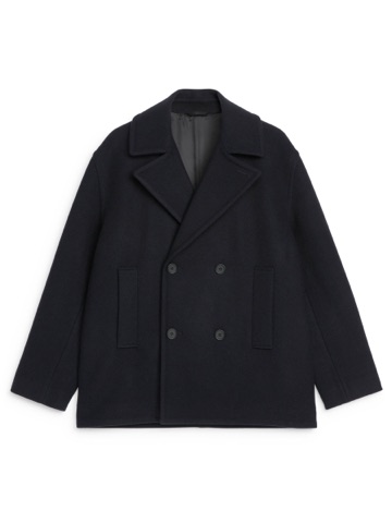 ARKET Wool-Blend Pea Coat