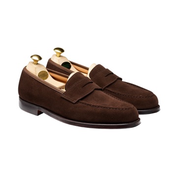 Crockett & Jones Boston Dark Brown Suede