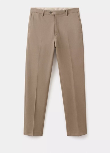 Mango Pantalon 100 % laine vierge pinces
