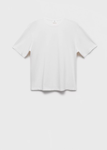 Mango T-shirt 100 % coton relaxed-fit