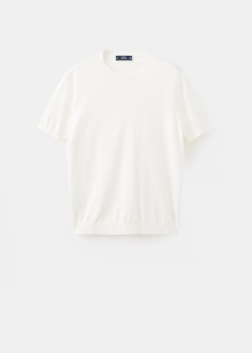 Mango T-shirt maille fine 100 % coton