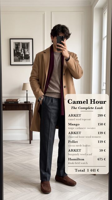 Fall uniform: Camel Hour. reel cover