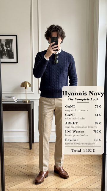 The Hyannis Navy look, piece by piece. reel cover