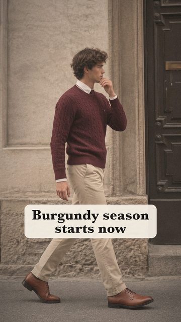 Burgundy Row reel cover