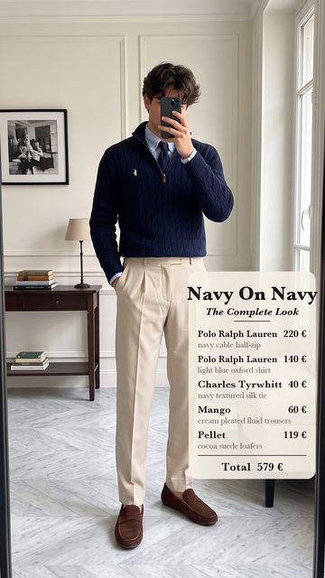 One colour story, five pieces: Navy On Navy. reel cover